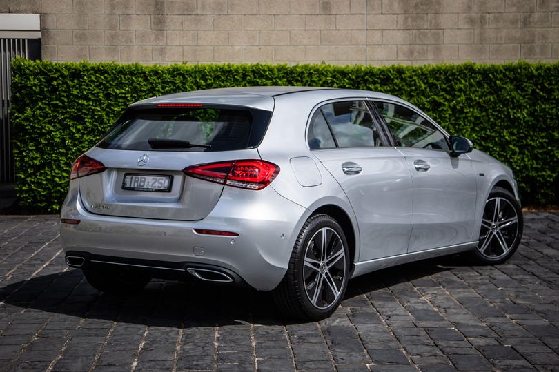 The 2021 Mercedes-Benz A250e plug-in hybrid.