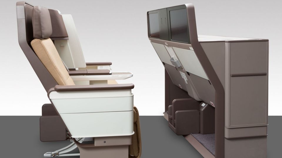 Cathay Pacific's New Airbus A321neo Regional Business Class Seat ...