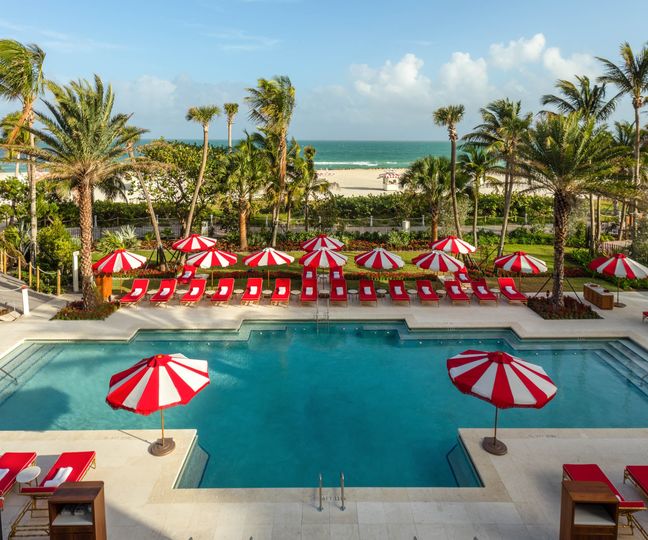 The pool at Faena MIami Beach.