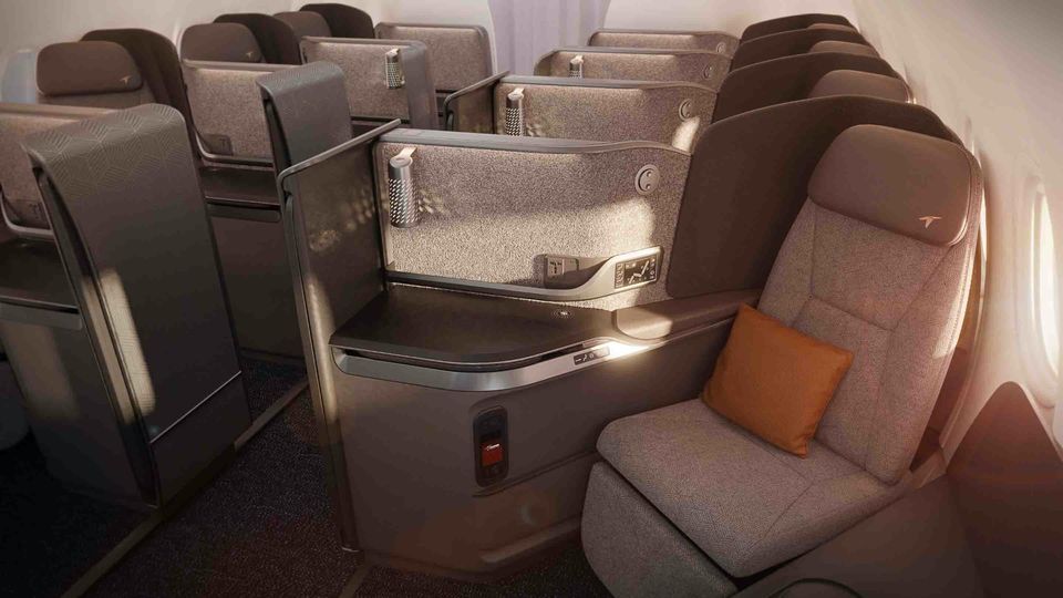 JetBlue's Airbus A321LR Mint business class is based on the Vantage Solo platform.