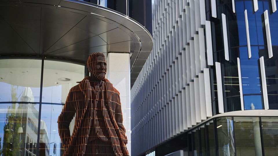 Andrew Inglis Clark was a co-author of the Australian Constitution, commemorated here at Constitution Place.