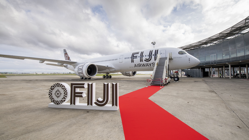 Fiji Airways' fleet includes the modern Airbus A350.