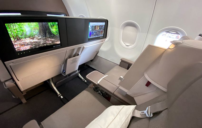 Cathay Pacific's A321neo business class.