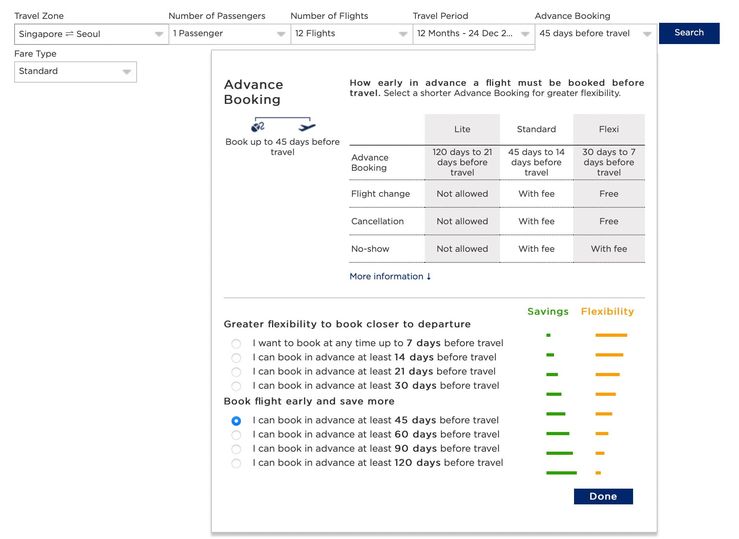 Customize your flight pass to favor savings or flexibility.