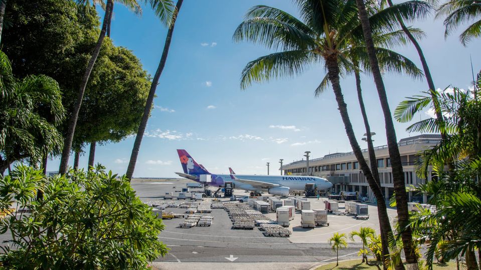 Daniel K. Inouye International Airport on Oahu.