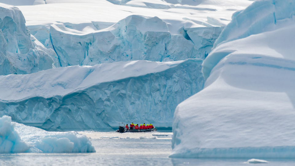 It's easy to feel small when exploring Antarctica