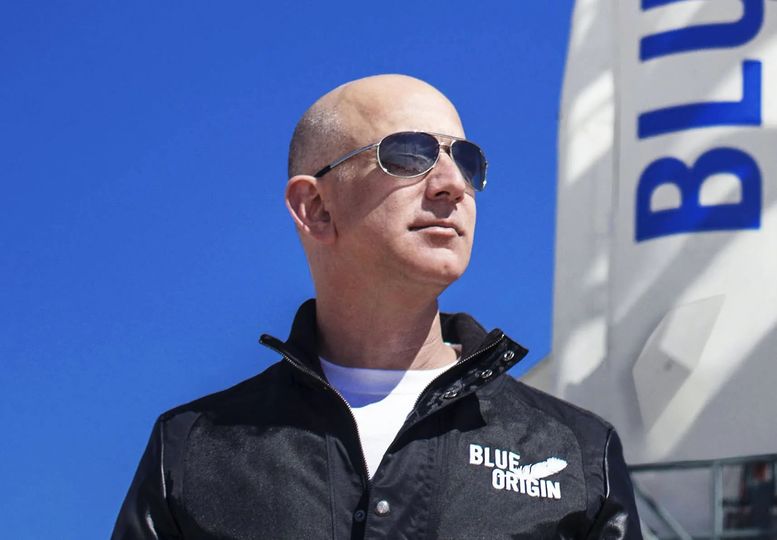 Amazon's Jeff Bezos is the man and the money behind Blue Origin.