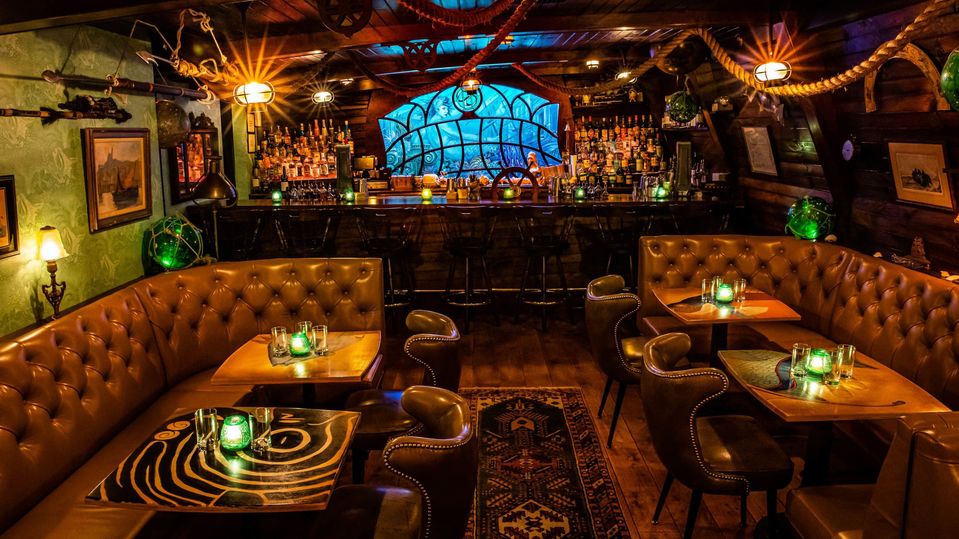 Brooklyn’s Sunken Harbor has strong tiki vibes.