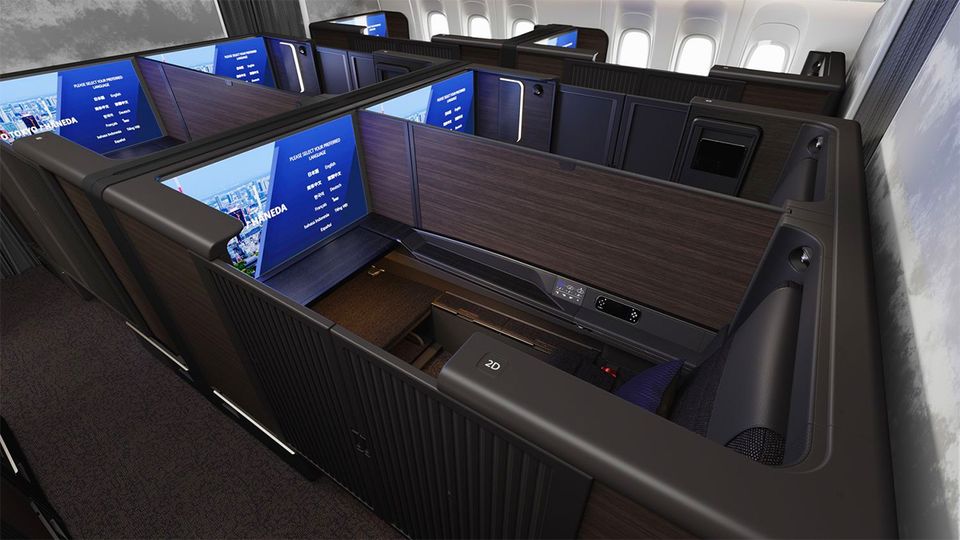 ANA's 777 First Class Suite is a private sanctuary dubbed 'The Suite'.