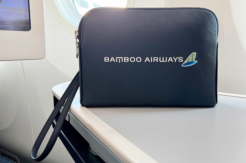 Bamboo Airways offers a premium-feel amenity kit.