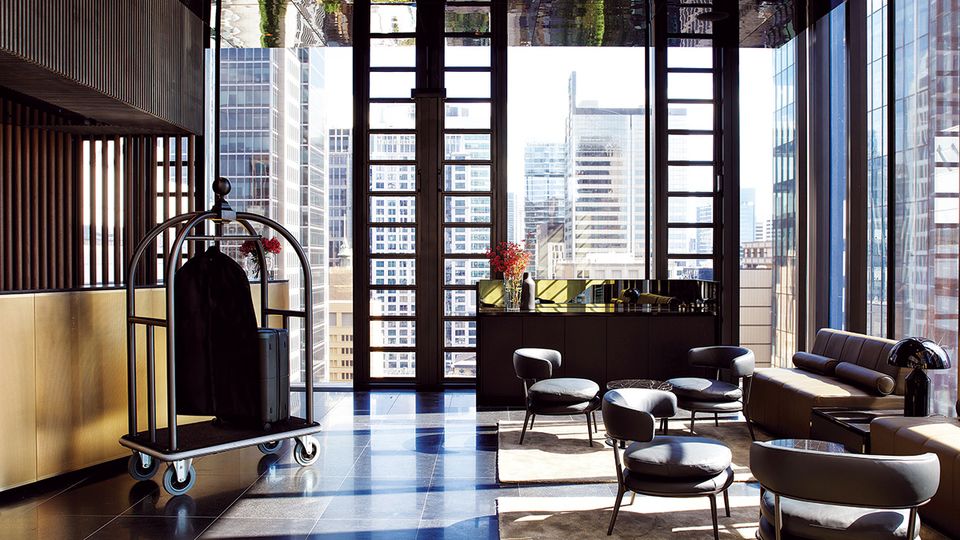 A by Adina Sydney is home to Australia's first hotel sky lobby, located on level 21.