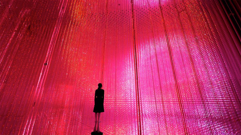 teamlab 'Planets Tokyo' exhibition immerses visitors in a technicolour dreamscape.