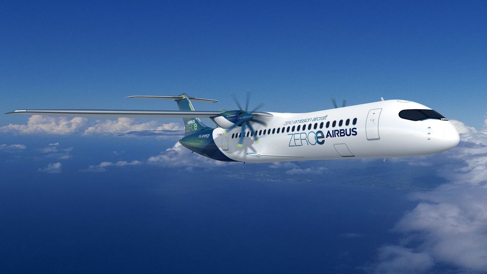 The ZEROe turboprop would make sense as a short-range regional jet.