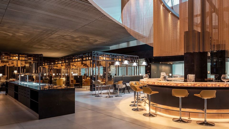 LATAM's Santiago lounge is almost double the size of its predecessor.