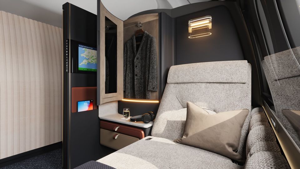 Acumen's 'First Place' concept presents an elegant and sophisticated future for high flyers.