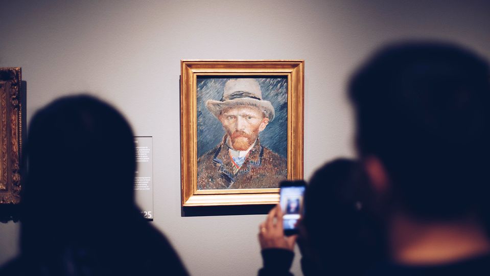The Van Gogh Museum, one of Amsterdam's most famous attractions.