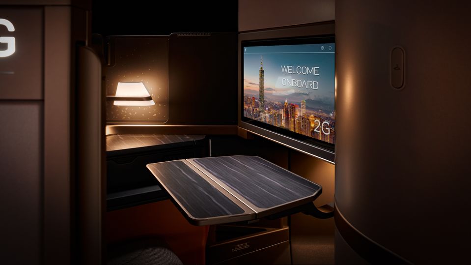 Starlux A350 business class.