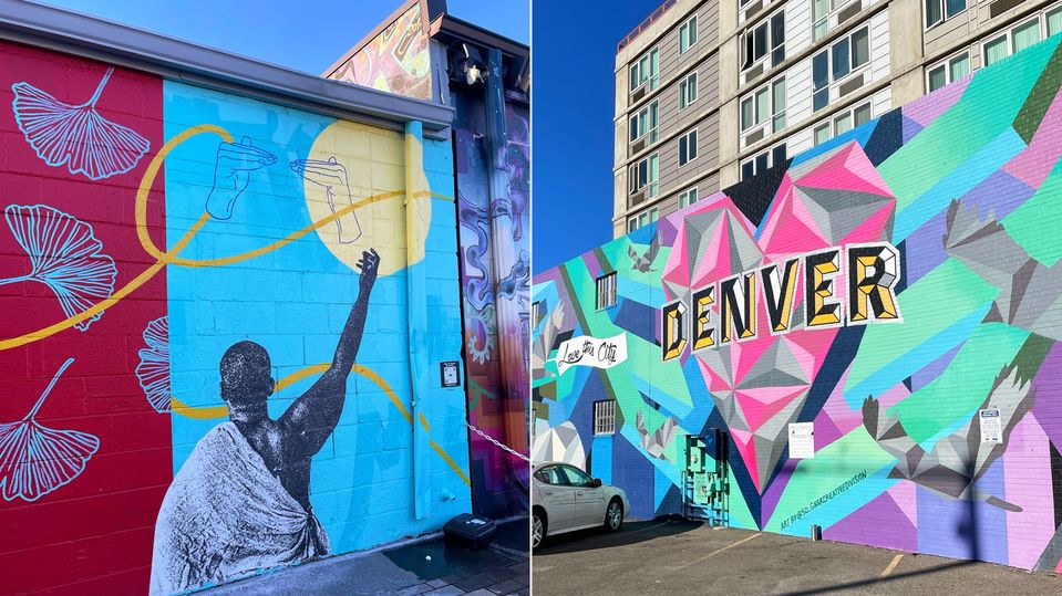 The streets of downtown Denver are a canvas for talented street artists.