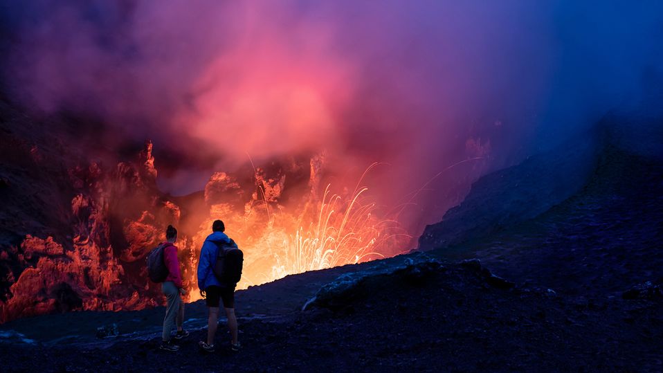 Mount Yasur in all its glory.. Vanuatu Tourism Office