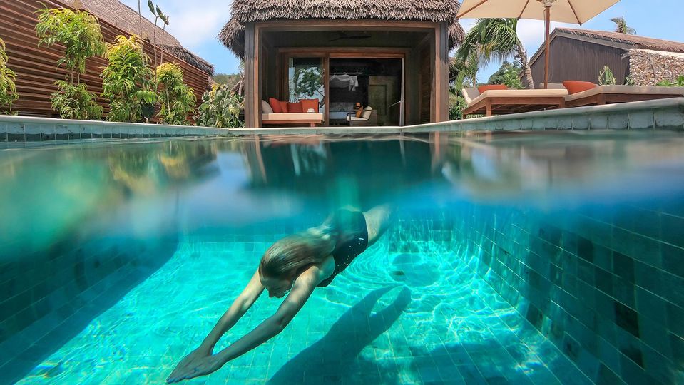 Dive into relaxation with a stopover in paradise.. Six Senses Fiji