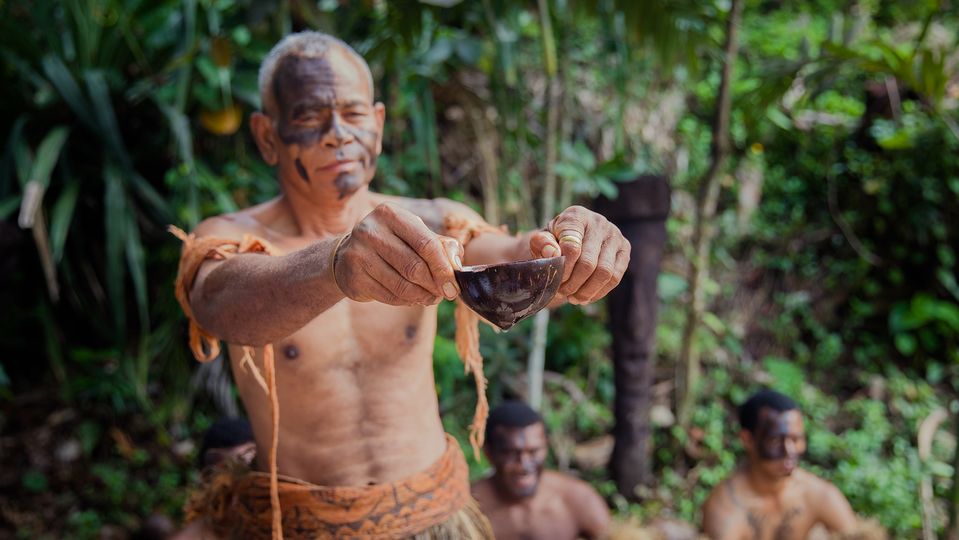 The kava ceremony is an integral part of Fijian culture; a way to build connection.. Tourism Fiji