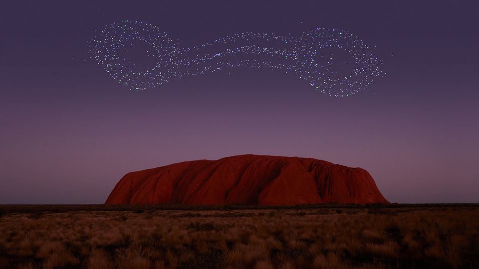 An ancient story takes flight in the heart of Australia.. Voyages Indigenous Tourism Australia