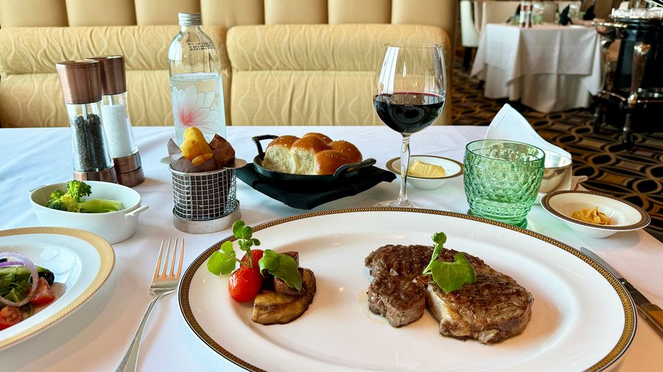 An abundant spread at Steakhouse at The Verandah.