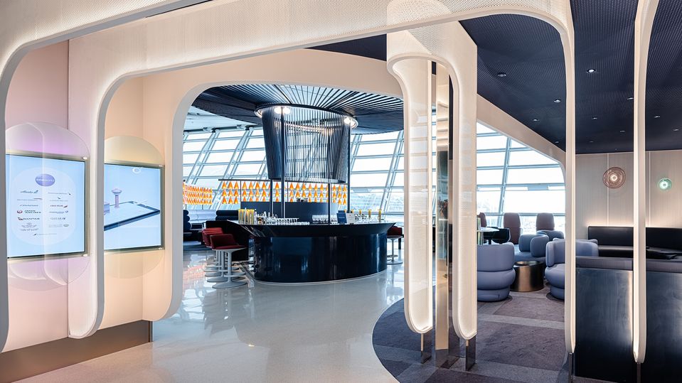 The Oneworld Lounge at Seoul's Incheon Airport.