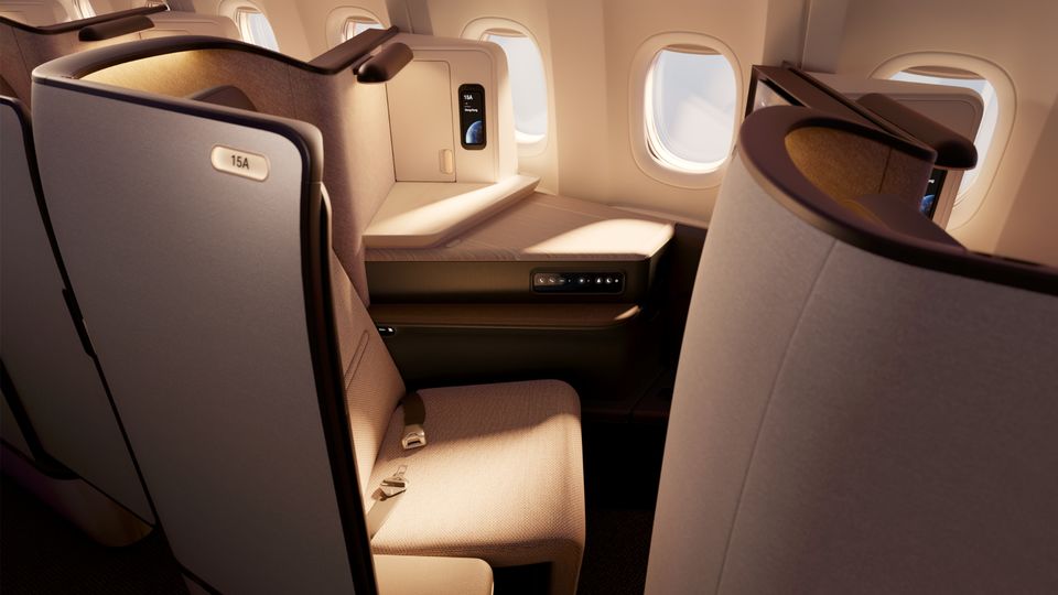 Cathay Pacific's next-gen Aria Suites business class.