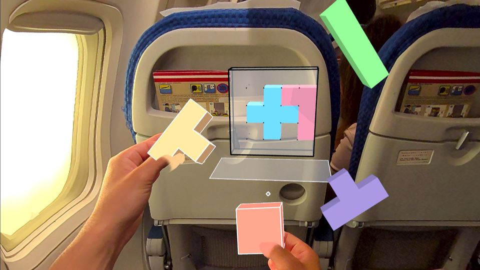 Passengers can access movies, games and more.