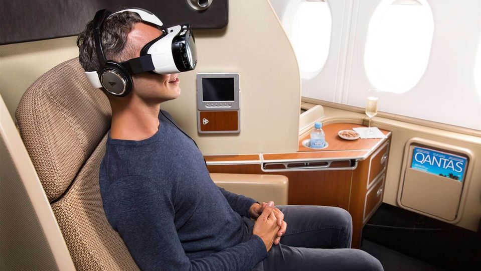 Qantas partnered with Samsung for a VR trial in 2015.