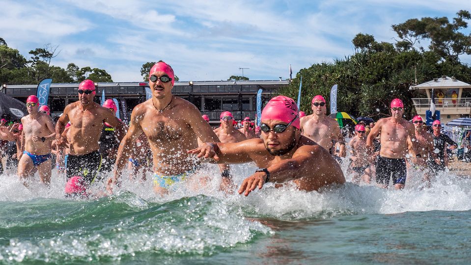 The World Series Swims descends on Noosa every February.. Tourism and Events Queensland