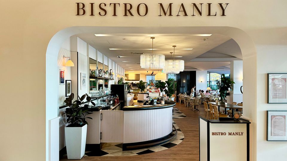 The entrance to Bistro Manly.