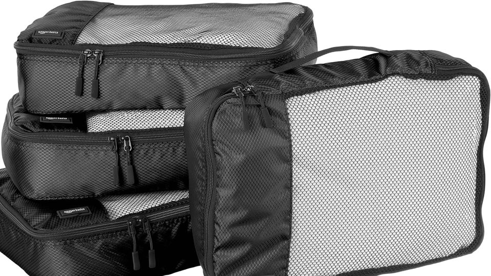 Packing cubes help you keep everything organised.