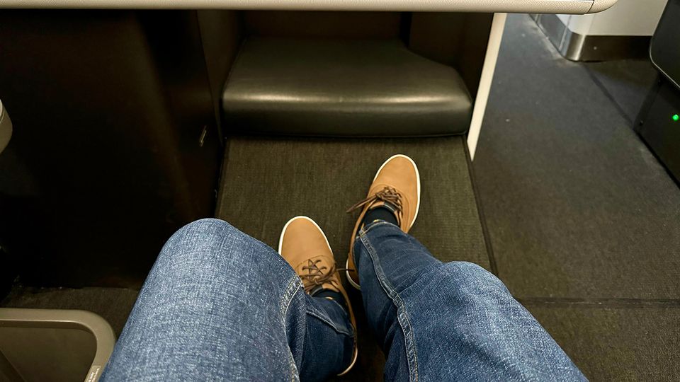 Plenty of legroom.