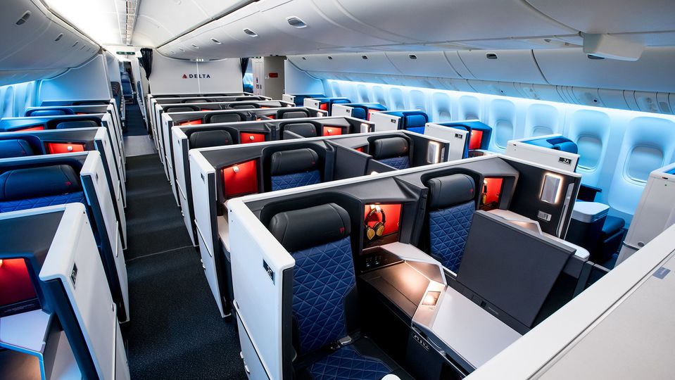 Delta One business class guide seats lounge access more 2024 Executive Traveller