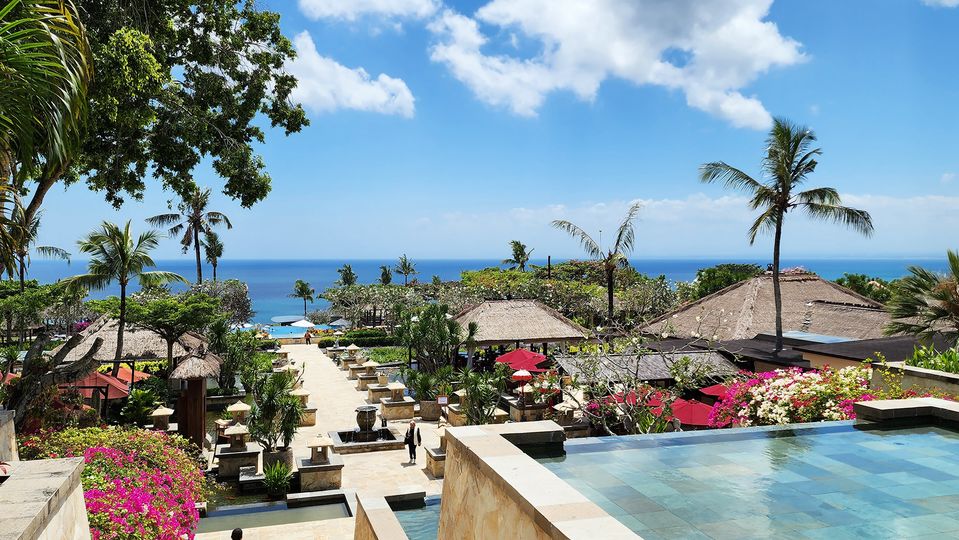 A typical outlook from Ayana Resort Bali.