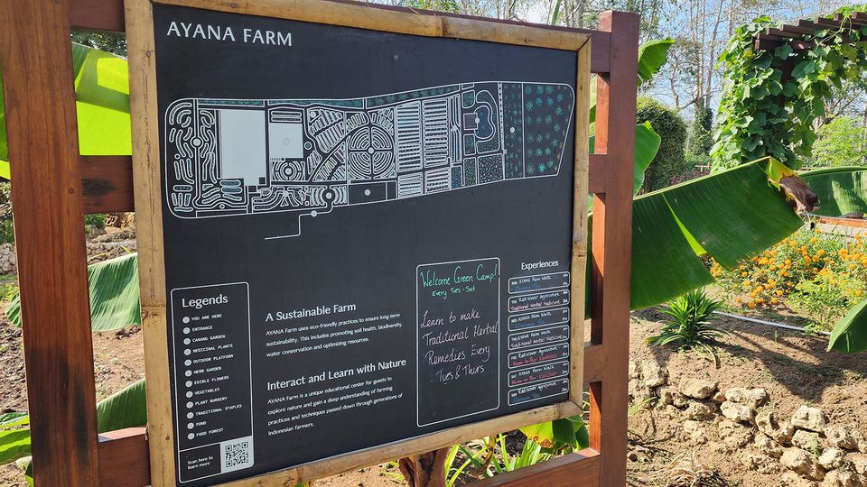 The Ayana farm is designed for interaction.