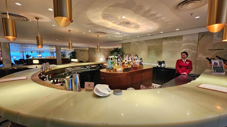 The Bar at Cathay's The Pier First lounge.