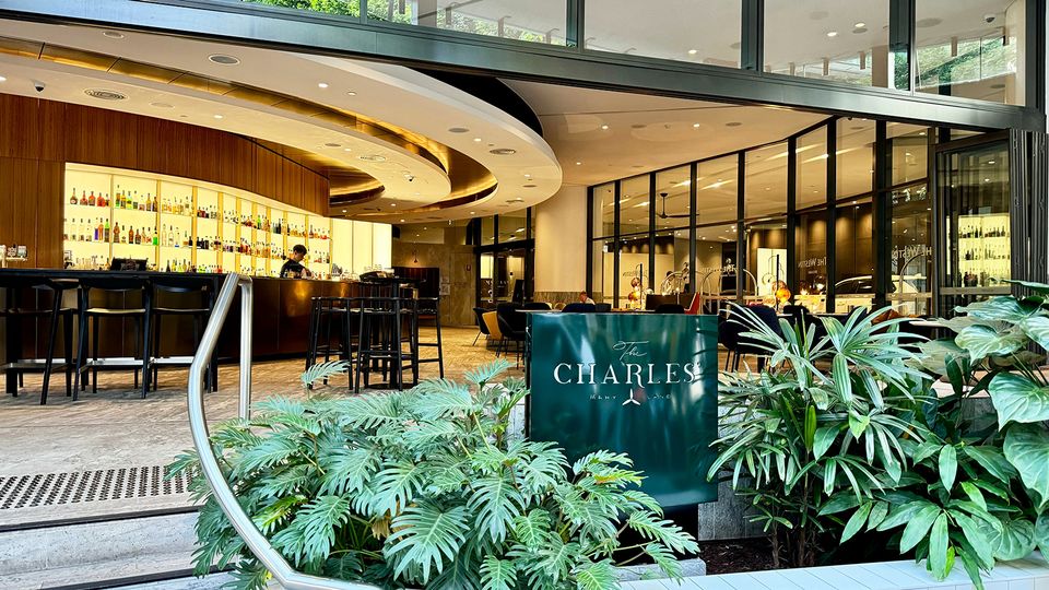 The Charles is the social hub of the lobby.