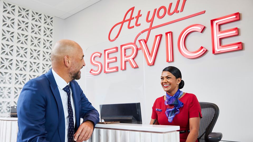 Virgin Australia's Adelaide Lounge.