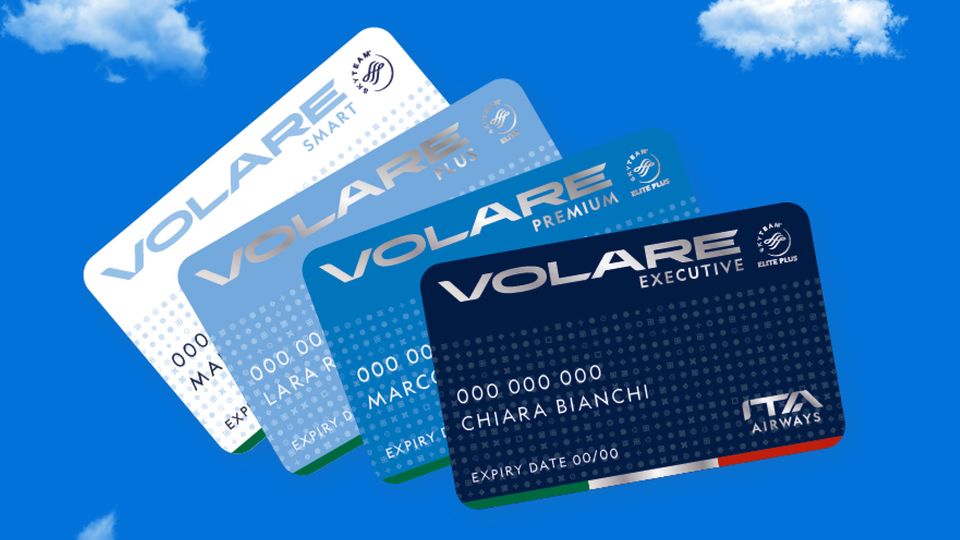 Volare is the frequent flyer program of ITA Airways.