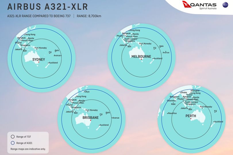 Expect to see the A321XLR on domestic as well as international routes.