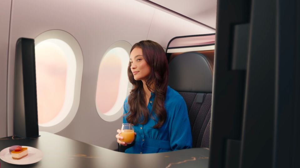 Qatar Airways' new QSuite Next Gen makes it easier to fly with a friend.