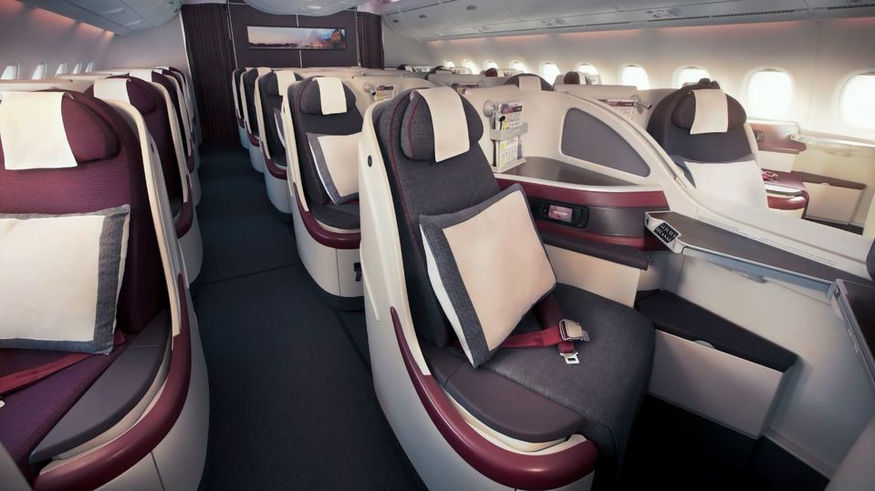 While not a modern suite design, Qatar's A380 business class remains a solid product.