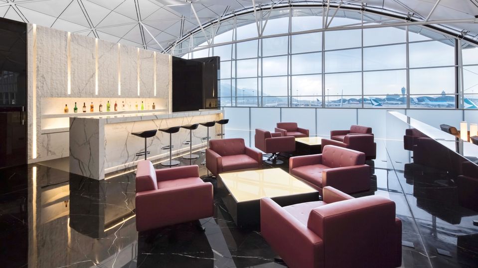 Cathay's The Wing First lounge.