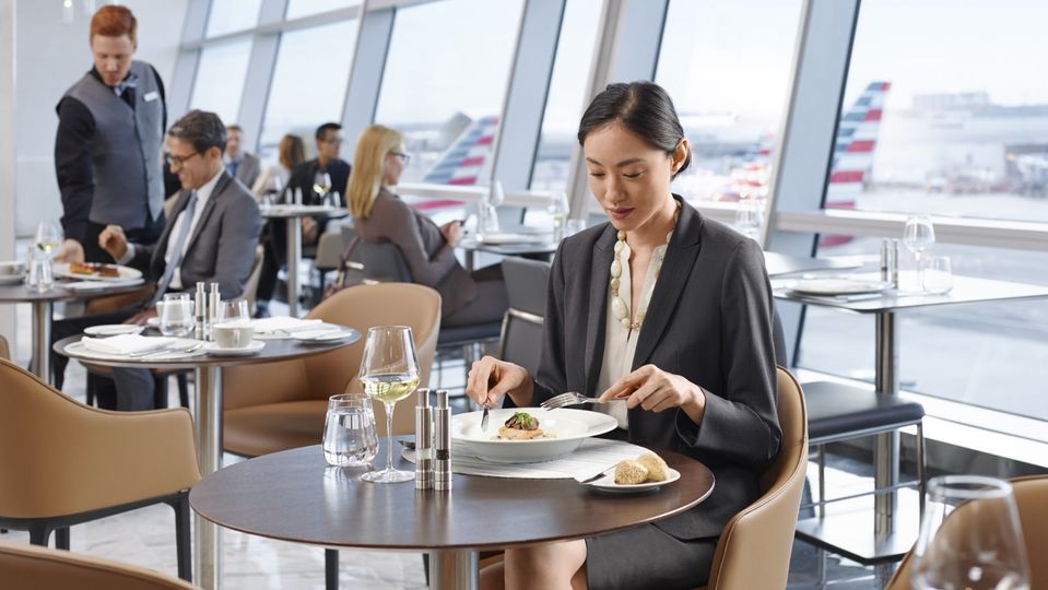 The best airline lounges are now delivering a restaurant-style dining experience.