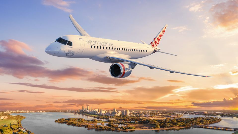 Virgin has inked a deal for eight modern Embraer E190 jets.