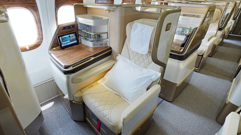 Emirates "next generation" 777 business class.