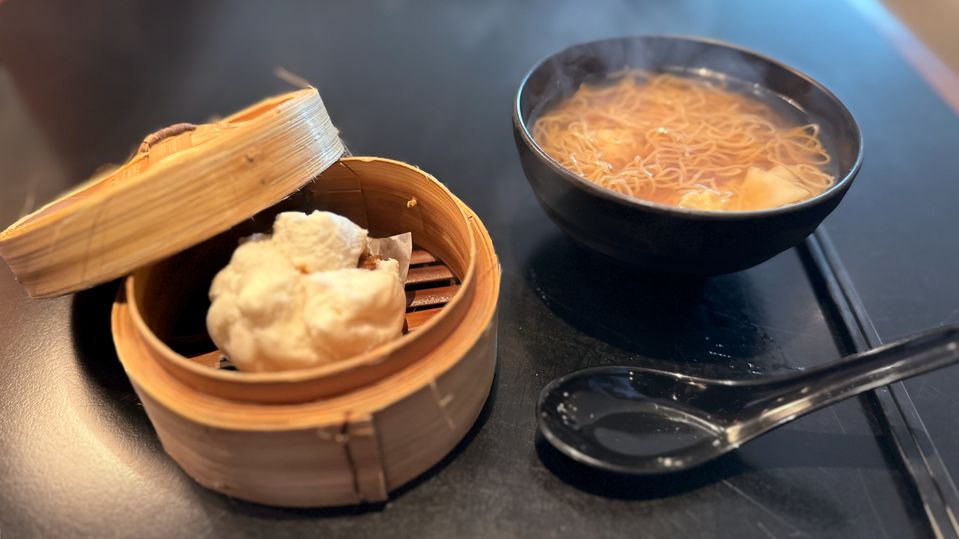 Cathay's signature Noodle Bar at London Heathrow T3.